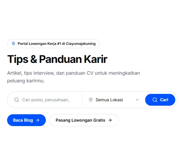 Loker Ciayumajakuning: Jembatan Karir Terpercaya untuk Pencari Kerja di Cirebon, Indramayu, Majalengka, dan Kuningan